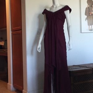 ABS maroon prom, special occasion gown